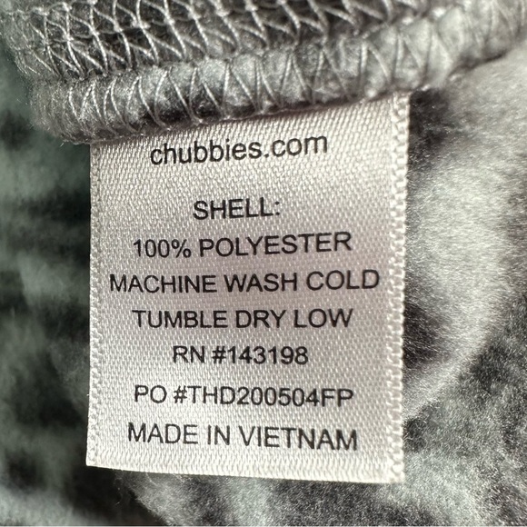 Chubbies Men’s Nordic The Bear Hug 1/4 Zip Pullover Fleece. Size X-Small - Picture 6 of 8